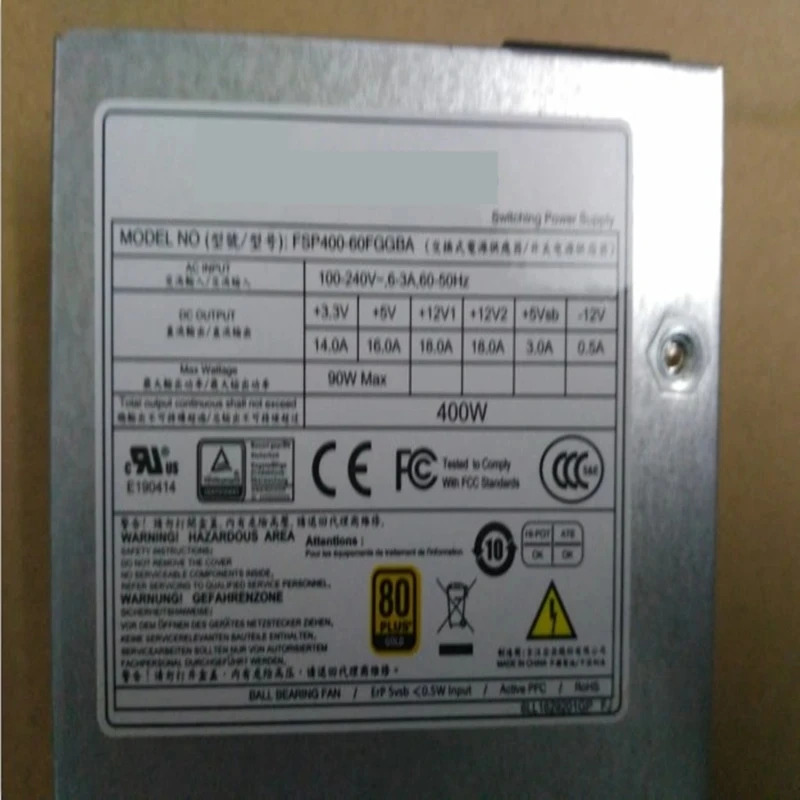 FSP 38V1.8A 80W FSP080-1SZ46 400W FSP400-60FGGBA 250W FSP250-60WS1 새 원본 전원공급장치