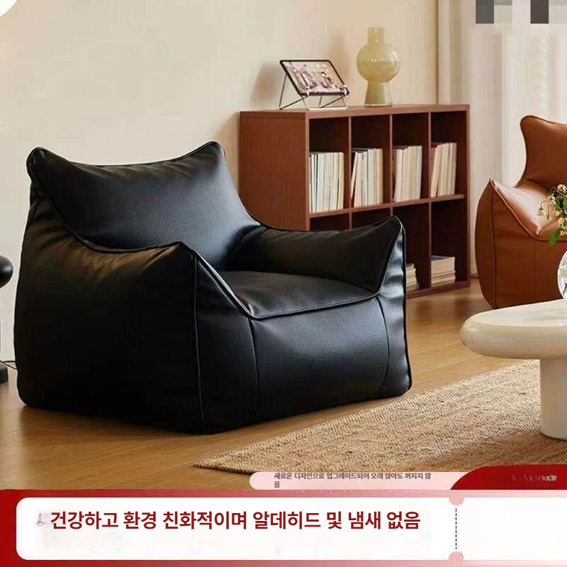 1인용 쇼파 카페 독서 등받이 안락의자 수유 소파의자 침실 푹신한 무중력 호텔 - 상세 이미지 5