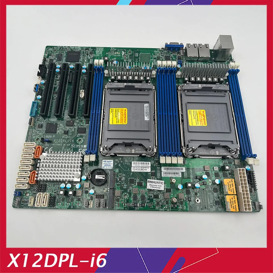 X12DPL-i6 서버 마더보드 슈퍼마이크로 LGA-4189 C621A 듀얼 LAN i210 Xeon 확장 프로세서 PCI-E 4.0 SATA3