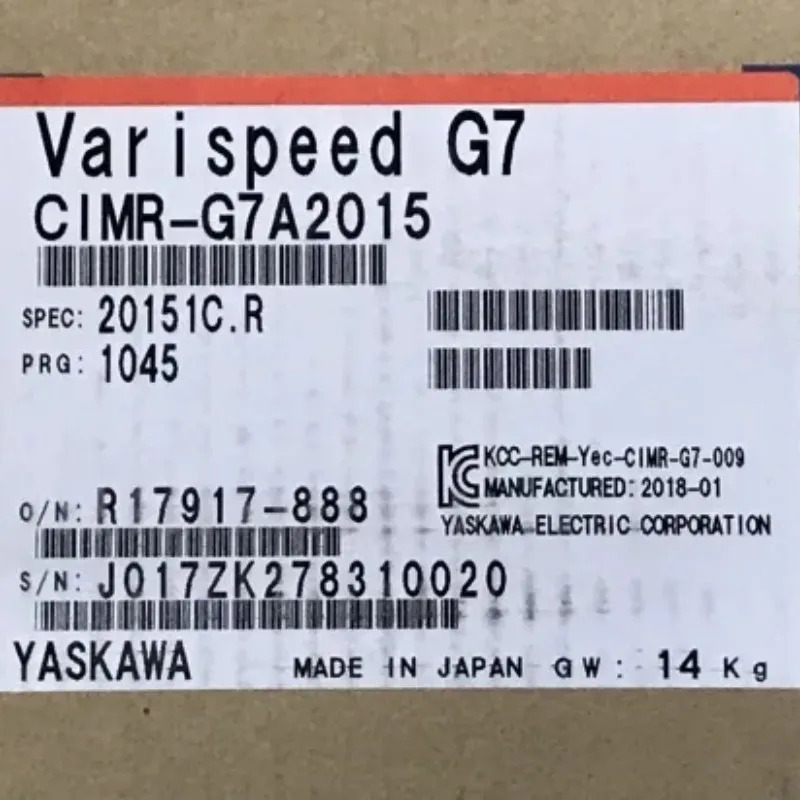 새 야스카와 CIMR-G7A 인버터 CIMRV7AZB0P7
