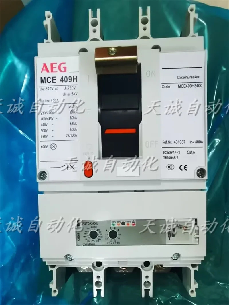오리지널 미국 AEG 3상 회로차단기 MCE 409H 3P 400A MCA 현재
