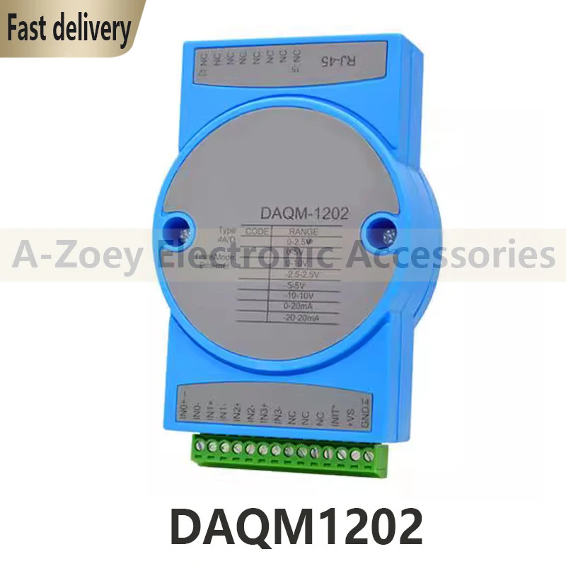 원본 4-20mA-이더넷 포트 아날로그 수집기 TCP 입력모듈 DAQM1202