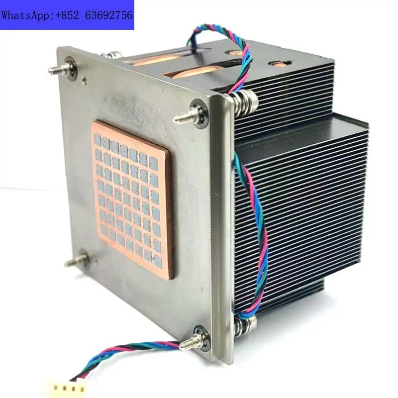 2U 사이드 블로우 소형 타워 서버 구리 베이스 쿼드 히트 파이프 듀얼 볼 온도 제어 115X 1200 TDP180W 냉각팬