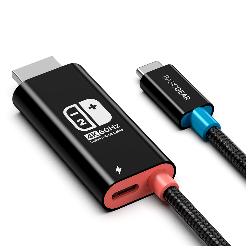 닌텐도 스위치2 미니독 TV연결 PD100W 충전 HDMI 케이블 블랙에디션 이미지 3