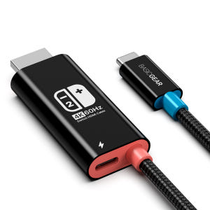 닌텐도 스위치2 미니독 TV연결 PD100W 충전 HDMI 케이블 블랙에... 개봉기 | 실사용 후기 - 상품 이미지 3