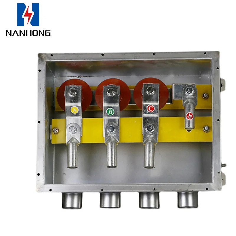 Nanhong 케이블 외장 보호 상자보호 크로스 접지 상스테인레스 스틸 10kv 35kv 110kv