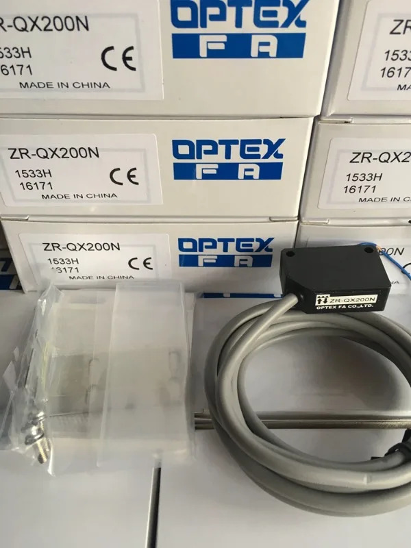 오리지널 일본 OPTEX 광전스위치 ZR-QX200N ZR-QX200P 투명 바디 감지 신