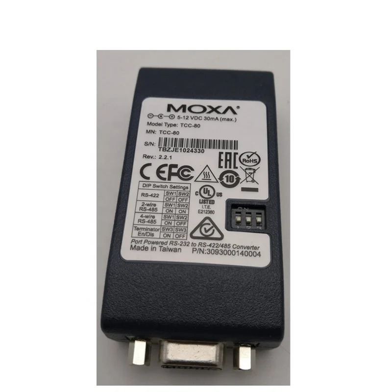 MOXA TCF-142-M-SC RS-232/422/485-멀티 모드 광섬유 미디어 컨버터