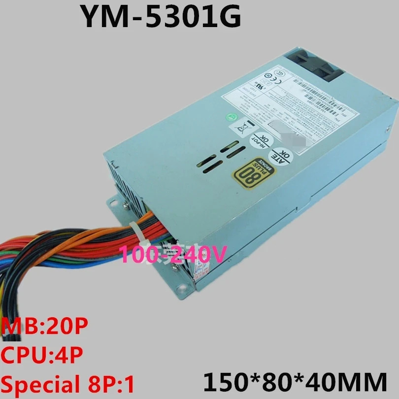 3Y 11 1200W YH-5122C YM-2122C 1U 300W YM-5301G YM-5301GBR새 전원공급장치