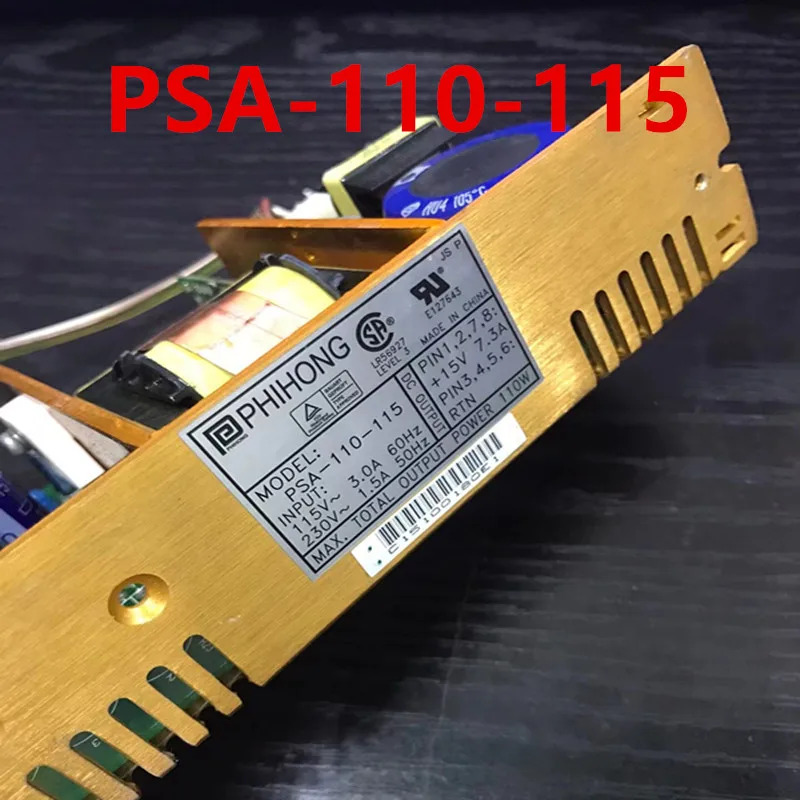 PHIHONG 15V7.3A 110W 전원공급장치 PSA-110-115리퍼 PSU 새 처럼 작동