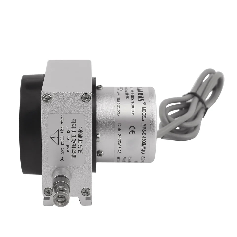 MIRAN MPS-S-1300mm-mA 로프 와이어 위치 센서 전류 출력 측정 변위 4-20mA