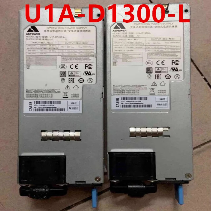 ASPOWER 1300W U1A-D1300-L거새 전원공급장치