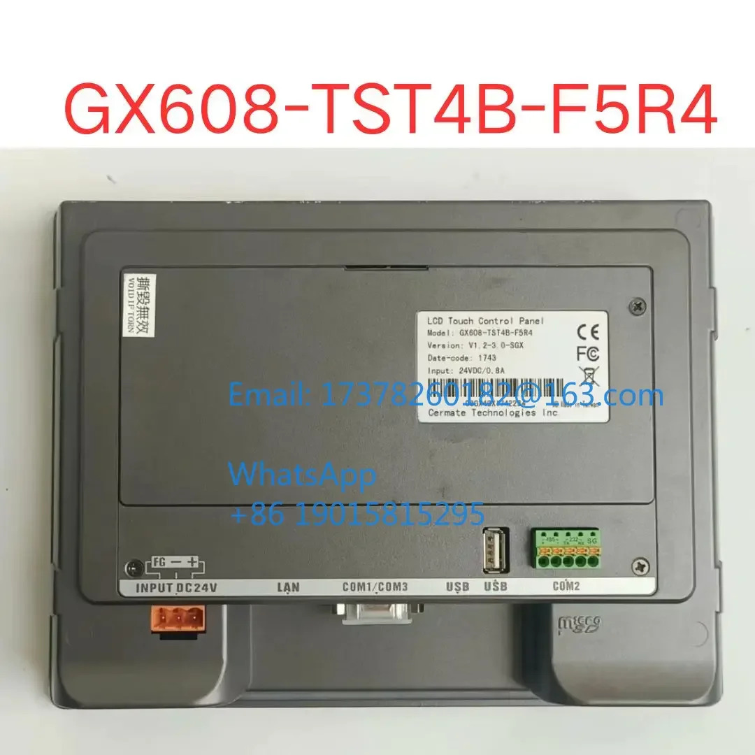 리퍼 GX608-TST4B-F5R4 터치 스크린 OK
