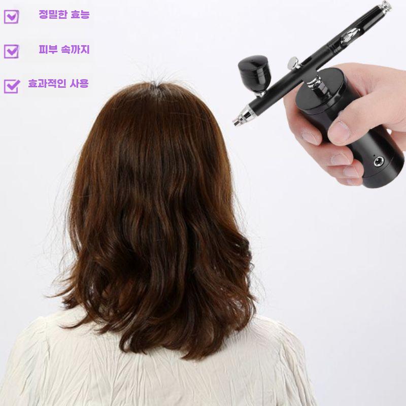 나노 미스트 분사기 오일 앰플 스프레이건 헤어 두피 화이트 - 상세 이미지 2
