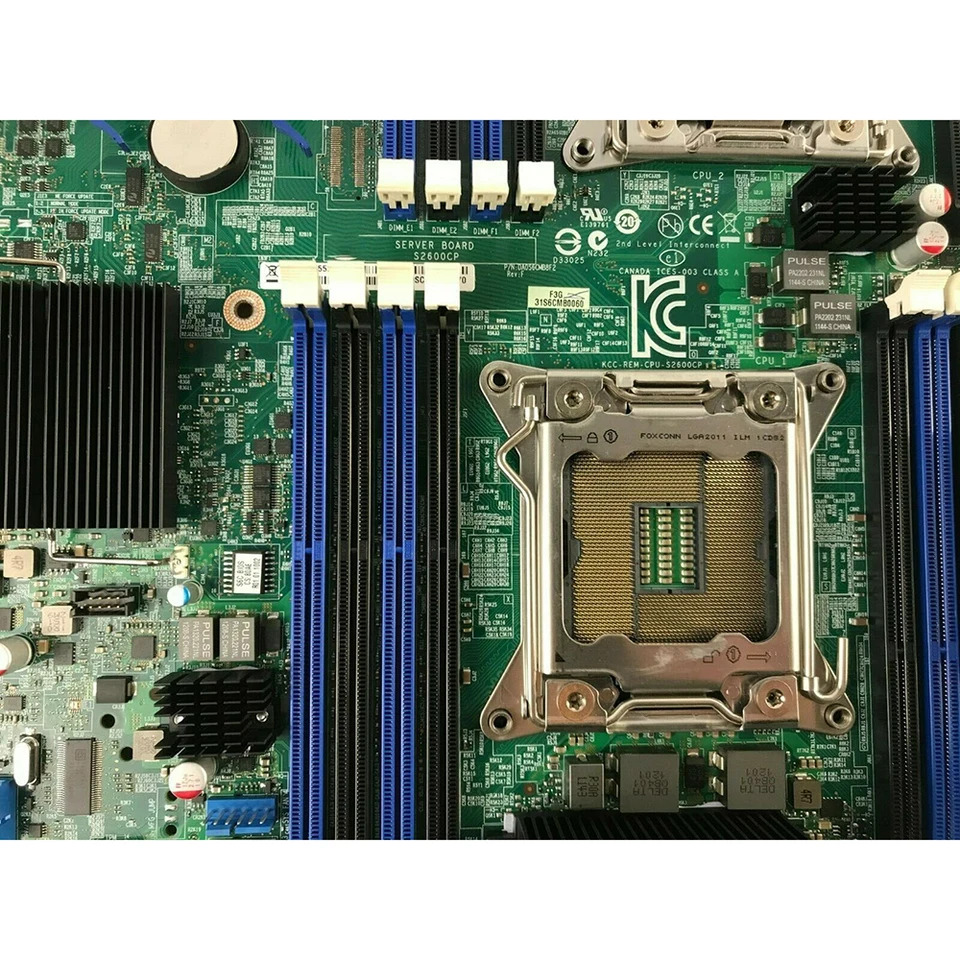 S2600CP X79 LGA2011 마더보드 DDR3 SSI EB 시스템 메인보드 리퍼 완료