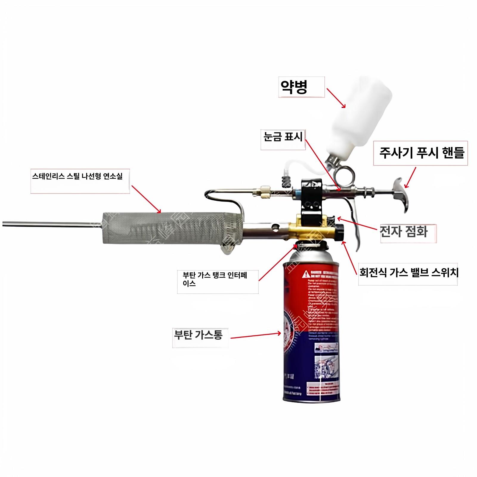 살포기 양봉훈증기 벌레 해충 연무기 기화기 연막기 분사기 방역기 소독 진드기퇴치 - 상세 이미지 3