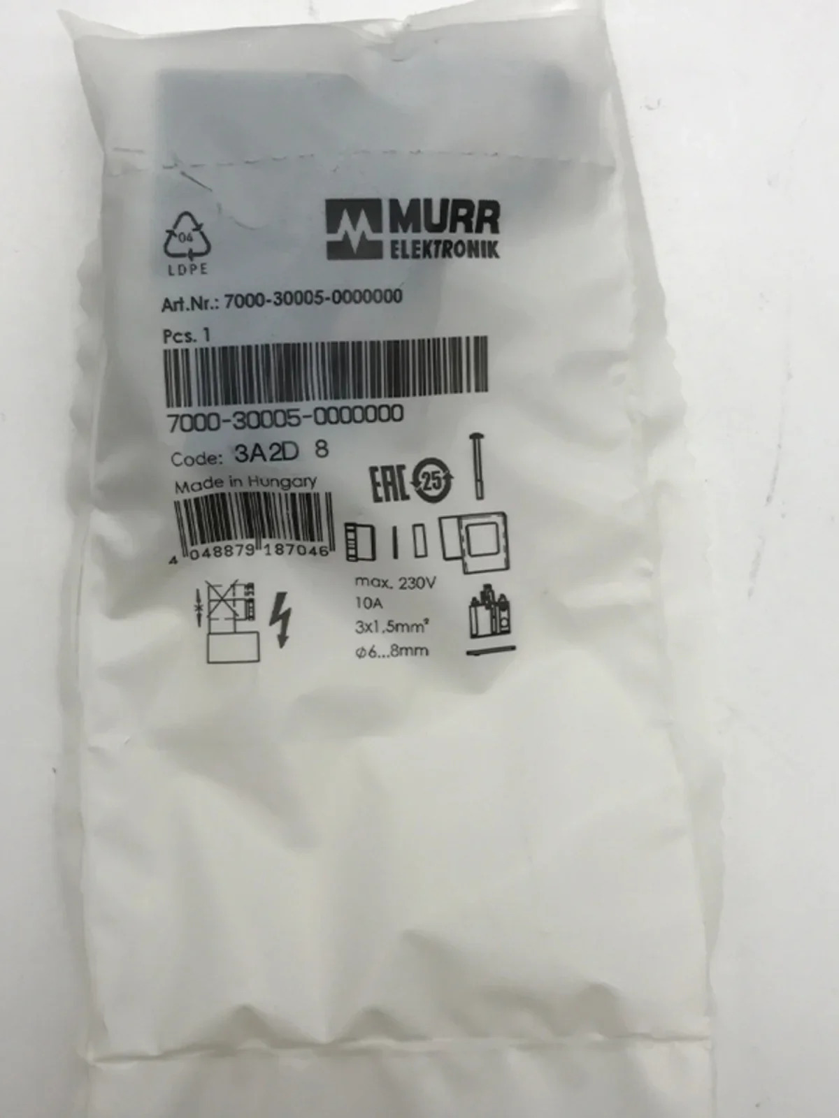 MURR7000-30005-0000000 커넥터 오리지널 미개봉개