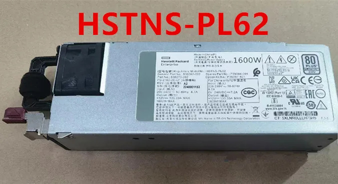 hp호환 G10 1600W 전원공급장치 HSTNS-PL62새 830262 -002 830270 -202 P39384-001 P38997-B21
