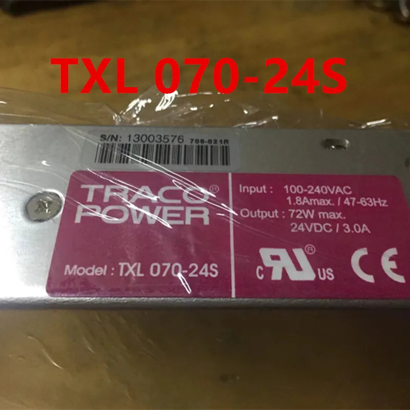 TRACO 24V3A 72W TXL 070-24S TXL070-24S 리퍼 전원공급장치는 것처럼 작동