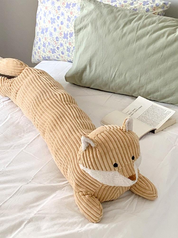 동물 바디필로우 동물인형 롱베개 안고자는 애착 롱 쿠션 비숑 110 cm - 상세 이미지 5