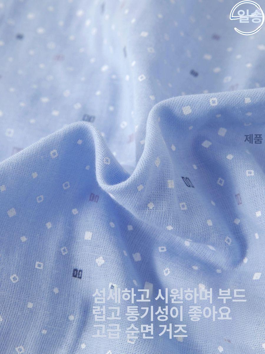 트임 환자복 잠옷 남성용 밸크로 벨크로 깁스옷 기능성 여성용 블루 상의 M 여성 50kg 남성 62.5kg - 상세 이미지 4