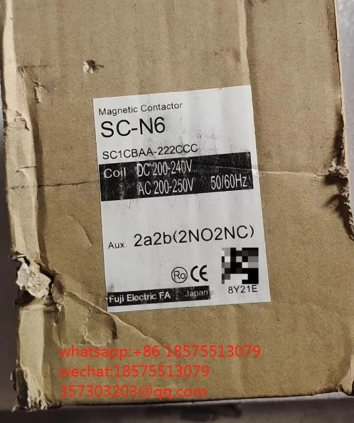 FUJI SC-N6125 접촉기 SC1CBAA-222CCC DC200-240V AC 200-250V50/60Hz 2a2B 2NO2NC