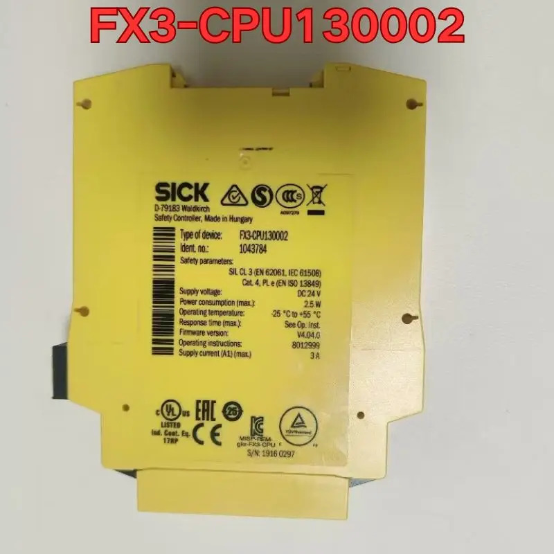 FX3-CPU130002 안전 릴레이 신