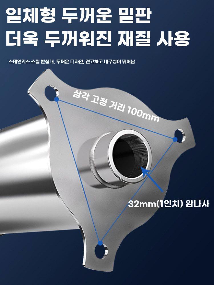 스테인리스 수동펌프 우물 작두 펌프 시골 재래식 양수기 펌프 + 5m 수도관 - 상세 이미지 3