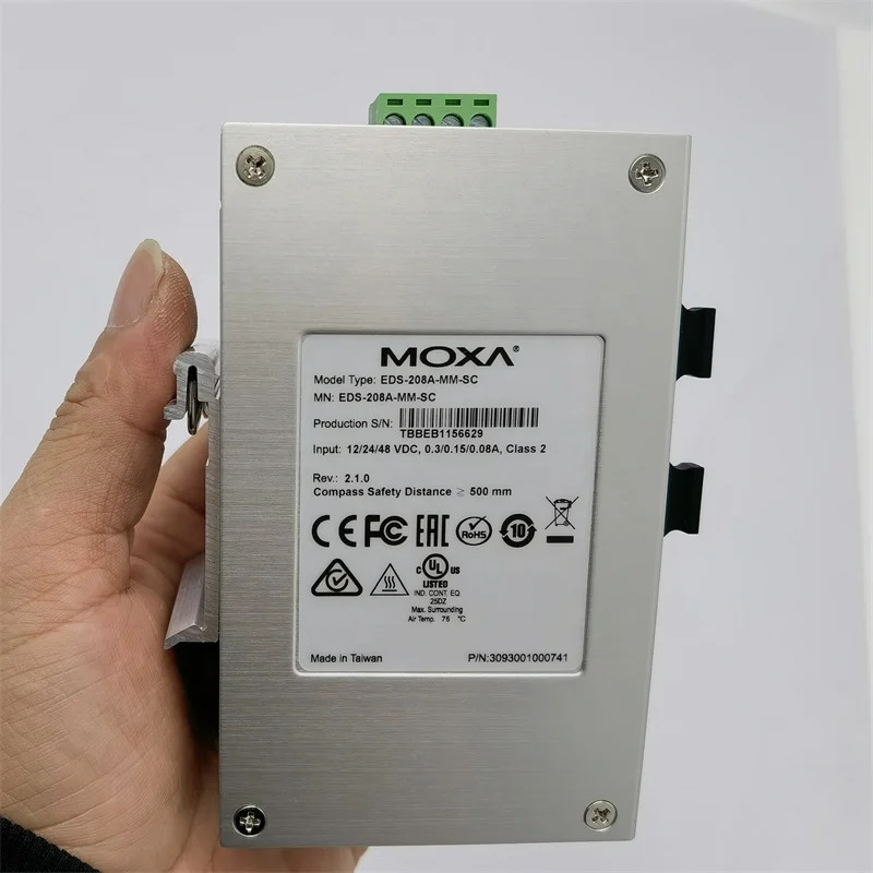 MOXA EDS-208A 비형 이더넷 스위치 8 포트