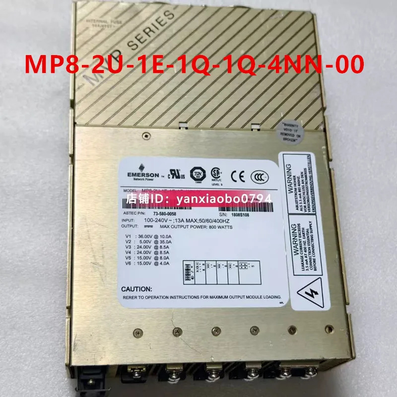 EMERSON 800W MP8-2U-1E-1Q-1Q-4NN-00 780-0058 리퍼 전원공급장치 새 처럼 작동