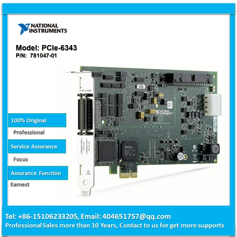 PCI 익스프레스 32 채널 DIO NI PCIe-6343 781047-01