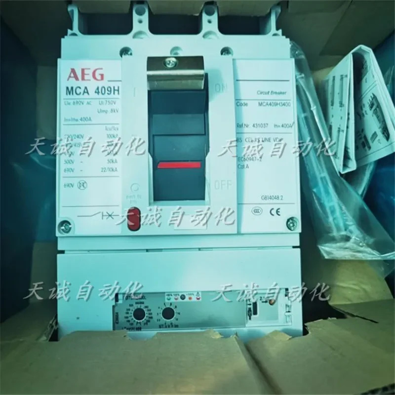 오리지널 미국 AEG 3상 회로차단기 MCE 409H 3P 400A MCA 현재