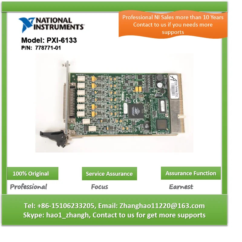 NI PXI-6133 778771-01 PXI DAQ 신호 조절
