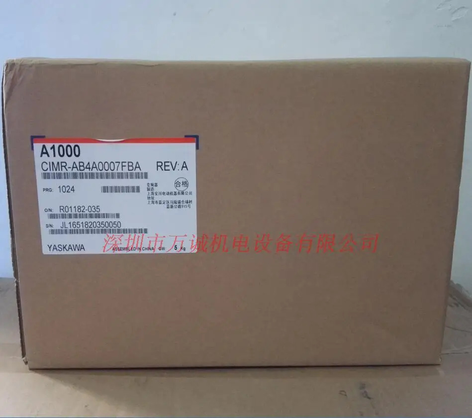 Yaskawa 주파수 변환기 CIMR-AB4A0011FBA 0002 0004 0005 0007 0009FBA
