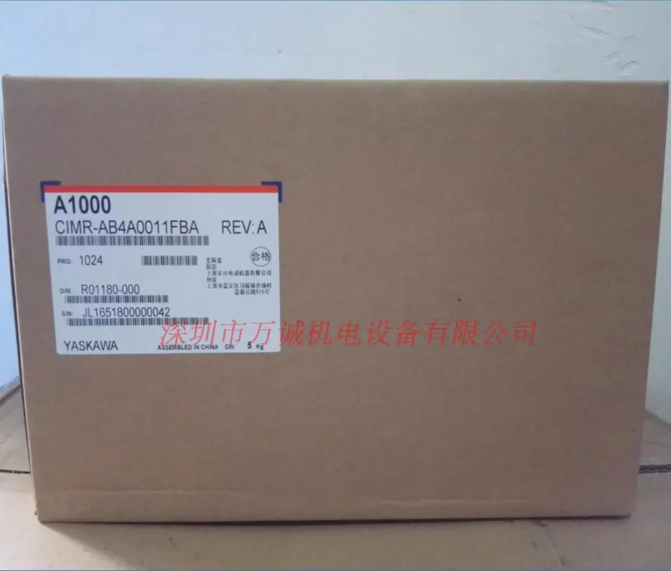 Yaskawa 주파수 변환기 CIMR-AB4A0011FBA 0002 0004 0005 0007 0009FBA
