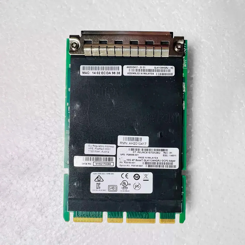 hp호환 OCP3기가비트 네트워크 카드 전기 포트 4 개 P28558-001 P28150-001 QL41134HQRJ-HC
