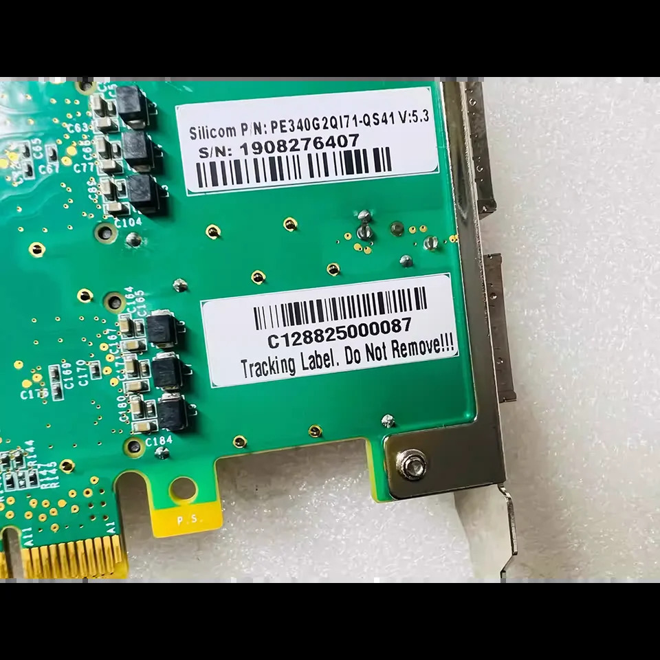 SILC 40G 광섬유 카드 이전기 포트 PE340G2QI71-QS41기가비트 네트워크
