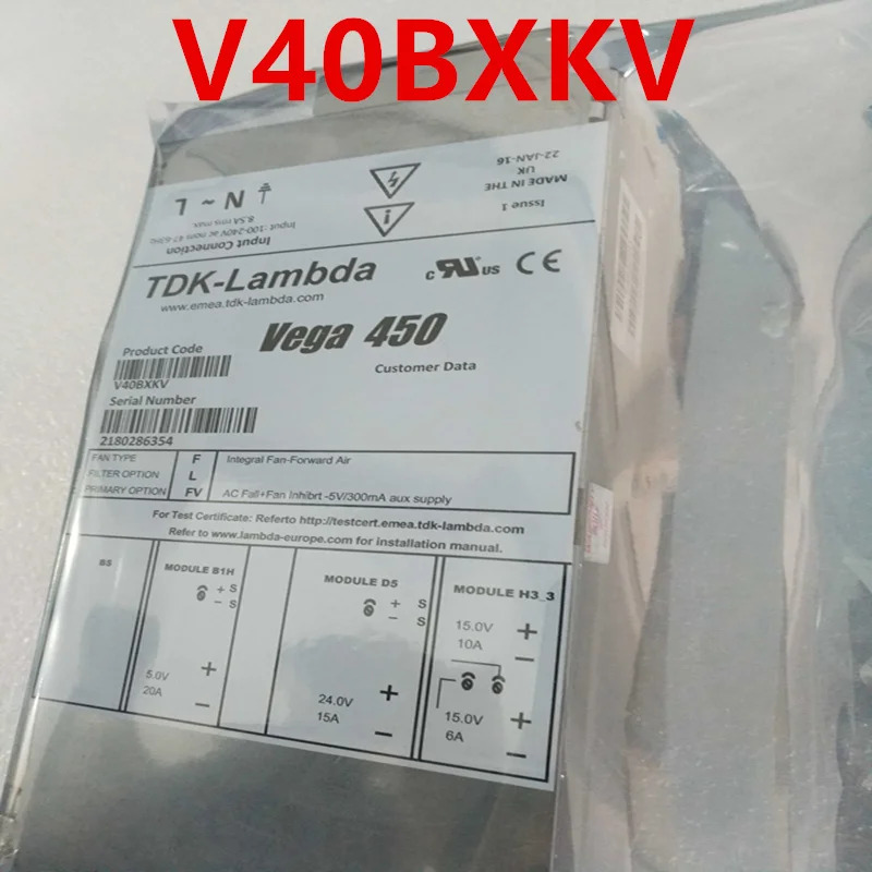 TDK-LAMBDA Vega 450 450W V40BXKV리퍼 전원공급장치