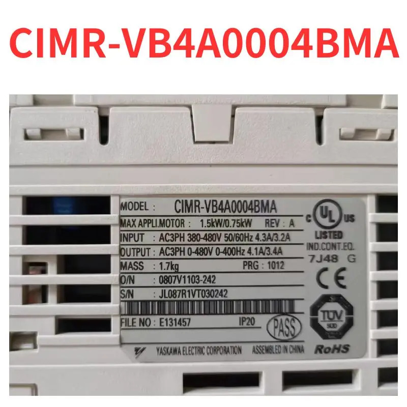 CIMR-VB4A0004BMA 주파수 변환기 리퍼 완료 신