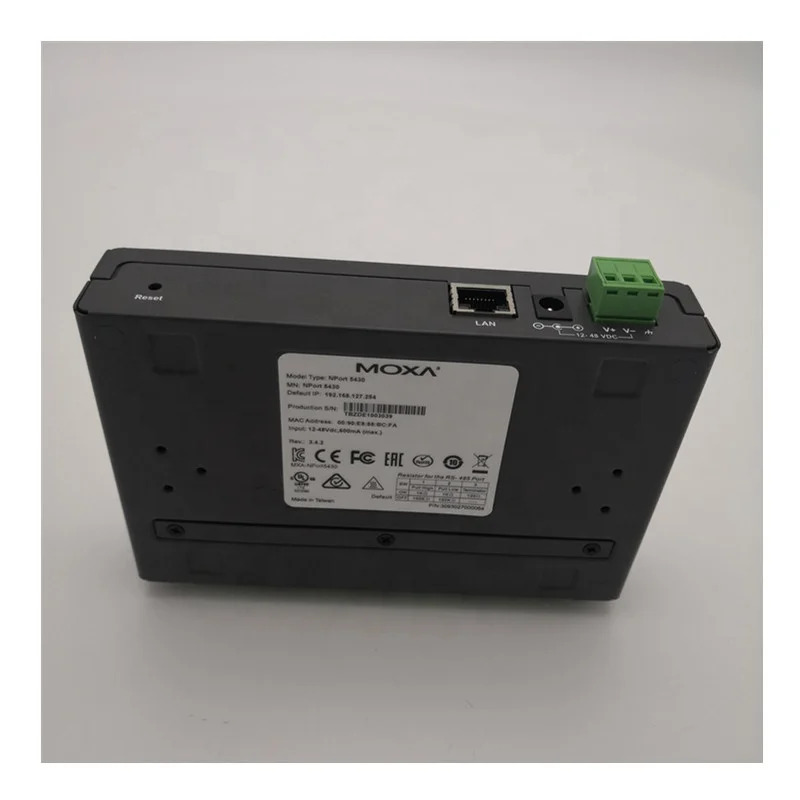 MOXA NPort 5430 4 포트 RS-422/485 직렬 장치 서버
