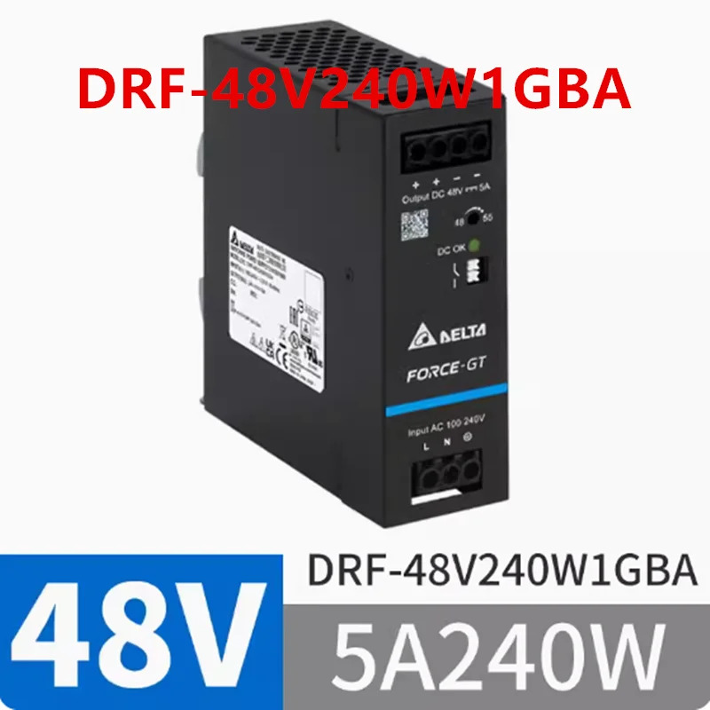 DELTA 48V5A 240W DIN 레일 전원공급장치 DRF-48V240W1GBA 새