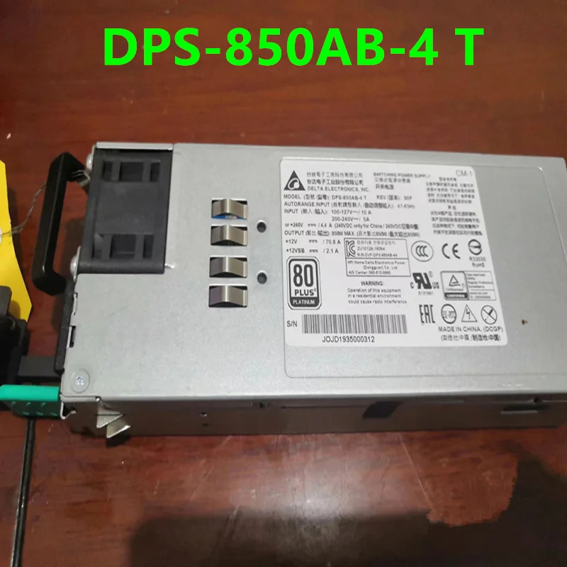 DELTA 850W DPS-850AB-4 T DPS-850AB-4T새 전원공급장치