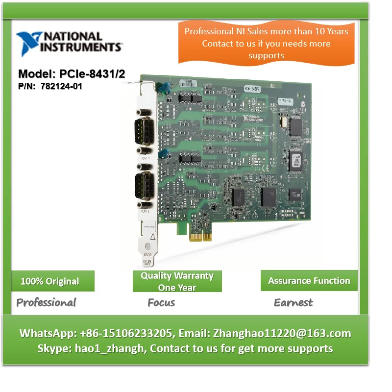 직렬 기기 제어 NI PCIe-8431/2 782124-01