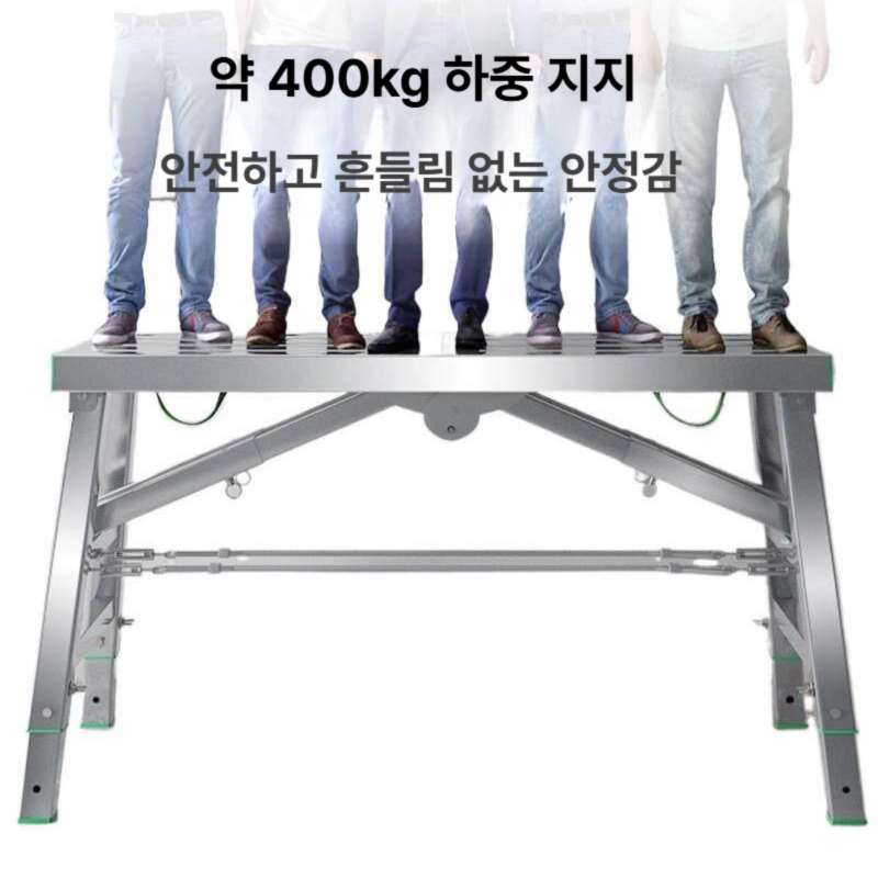 이동식 사다리 작업용 가정용 계단식 현장 안전발판 철제계단 스텝 높이 안전난간 - 상세 이미지 5