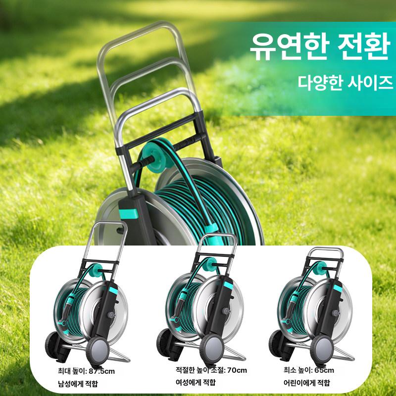 분무기 물호스릴 자동 릴호스 농약줄 벽걸이 파이프 급수 정리 분사기 고압호스 - 상세 이미지 3