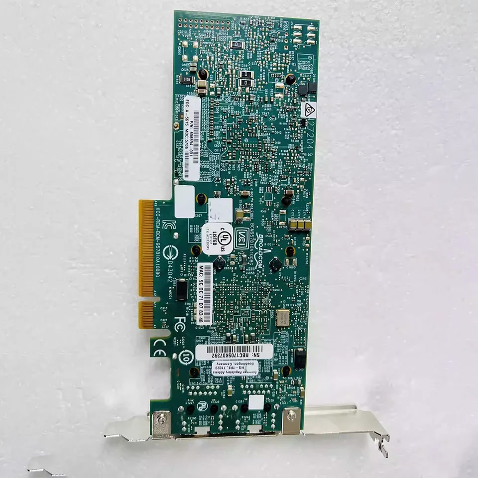 hp호환 10Gb 530T기가비트 네트워크 카드 이전기 포트 657128-001 656594-001 656596-B21