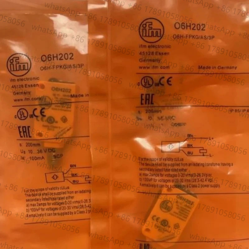 O6H202기능 확산 반사 센서 O6H-FPKG/AS/3P