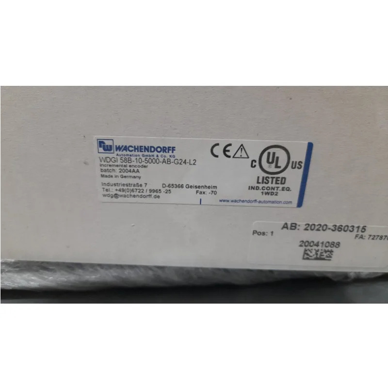 WACHENDORFF WDGI 인코더 58B-10-5000-AB-G24-L2