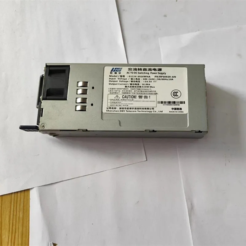 리퍼 전원공급장치 GOSPOWER/HBY920W RPS0920-AN G1116-0920WNA 새 것처럼 작동