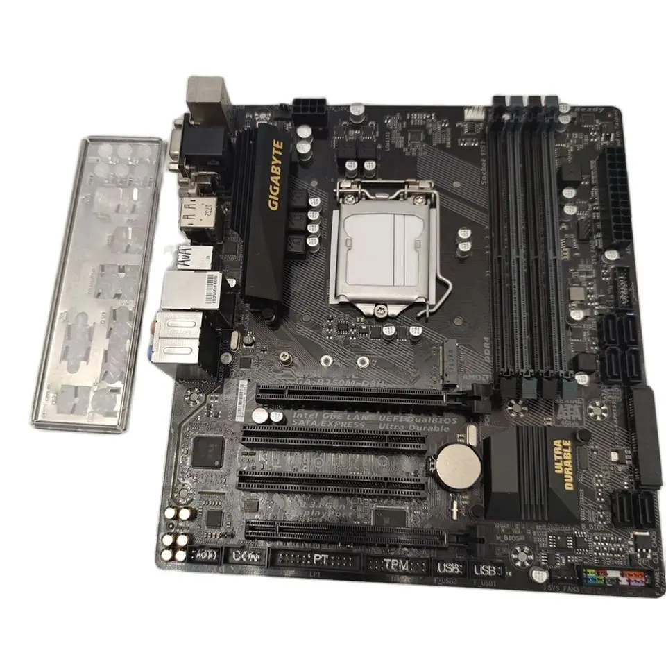 Motherboard For GA-B250M-D3H B250 LGA1151 4xDDR4 64GB Micro Fully Tested Good Quality